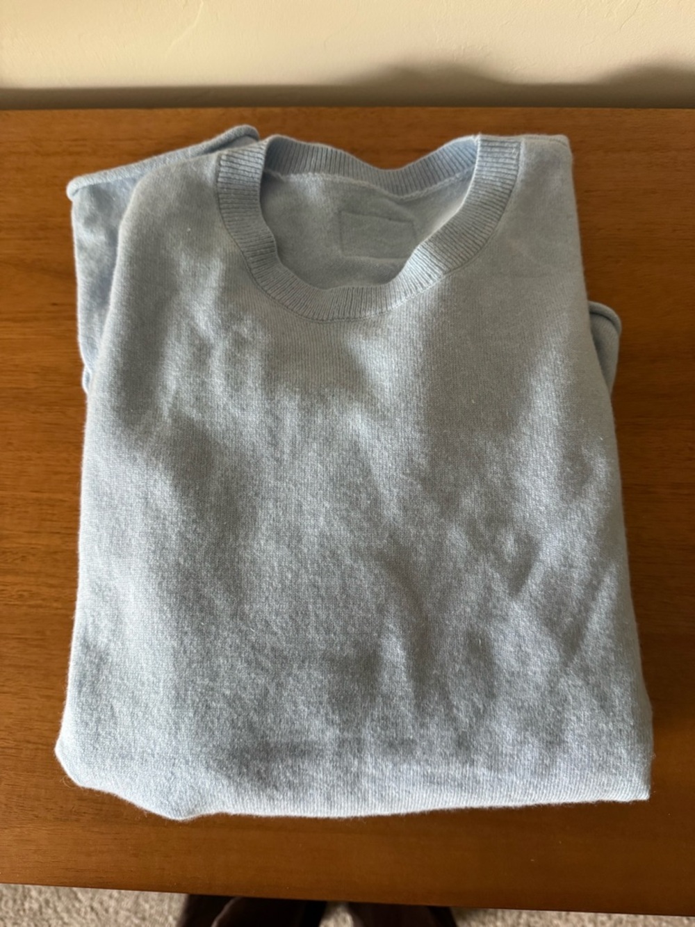 Daily Drills Light Blue Cashmere Sweater - Picture 7 of 9